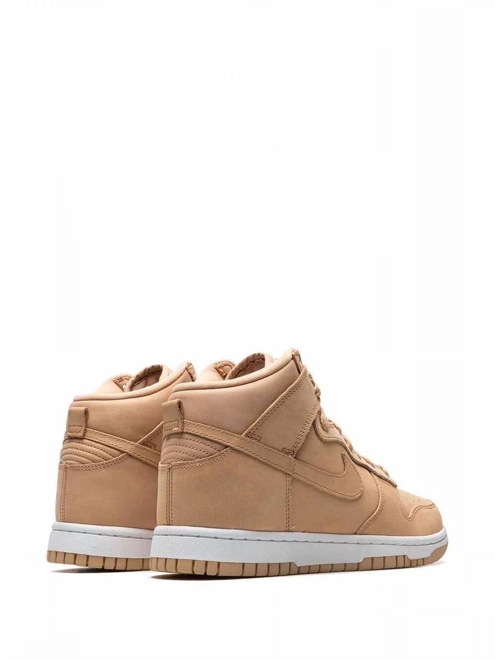 NEW NIKE women's dunk high sneakers in vachetta tan - Picture 4 of 5